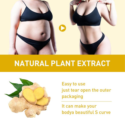 Parches Adelgazantes, Pegatinas Para Bajar De Peso, 100 Piezas De Jengibre, Parche Adelgazante Para El Cuerpo, Orgánico Natural, Para Resolver Grasa, Hinchazón, Barriga, Gránulos, Para Cintura, Abdome